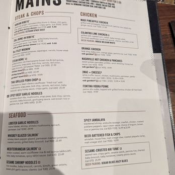 Yard House - Main entrees - New American Near Me - Boston, Massachusetts