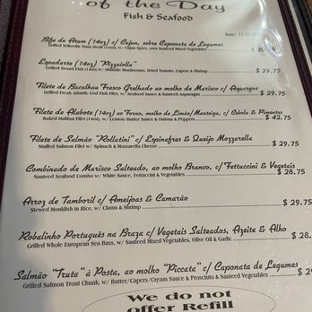 Fernandes steakhouse - Menu - Portuguese Near Me - Newark, New Jersey