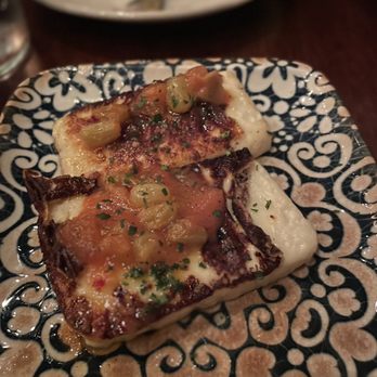 Cafe La Trova - Fried Halloumi cheese - Cocktail Bars Near Me - Miami, Florida