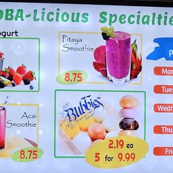 Boba-Licious Cafe - Menu (2/2024).