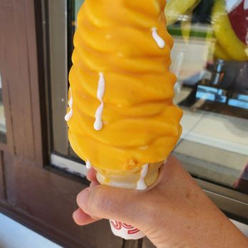 Frostie Freeze - Butterscotch dipped medium cone - Ice Cream & Frozen Yogurt Near Me - Fort Atkinson, Wisconsin