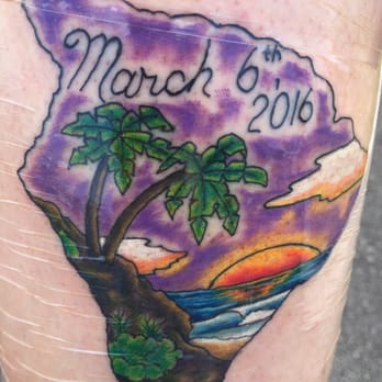 Artistic Creations Tattoo Studio - The plastic wrap doesn't help to give our tattoo it's justice in this picture but it is AWESOME! - Tattoo Near Me - Kailua Kona, Hawaii Artistic Creations Tattoo Studio - The plastic wrap doesn't help to give our tattoo it's justice in this picture but it is AWESOME! - Tattoo Near Me - Kailua Kona, Hawaii