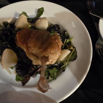 Carversville Inn - duck leg confit, incredible umami flavor and crispy skin - Bars Near Me - New Hope, Pennsylvania Carversville Inn - duck leg confit, incredible umami flavor and crispy skin - Bars Near Me - New Hope, Pennsylvania