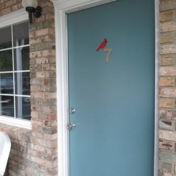 Cardinal Inn - Cardinal theme on each hotel room door - Hotels Near Me - Maggie Valley, North Carolina