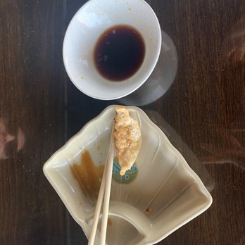 ShoMi - We got excited and forgot to take a pic before we tore in...this was an order of fried gyoza. - Japanese Near Me - Stockton, California ShoMi - We got excited and forgot to take a pic before we tore in...this was an order of fried gyoza. - Japanese Near Me - Stockton, California
