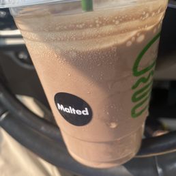 Chocolate malted shake!