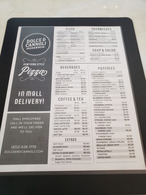 Menu photo 3 Dolce & Cannoli Pizzeria Houston, TX Menu photo 3 Dolce & Cannoli Pizzeria Houston, TX