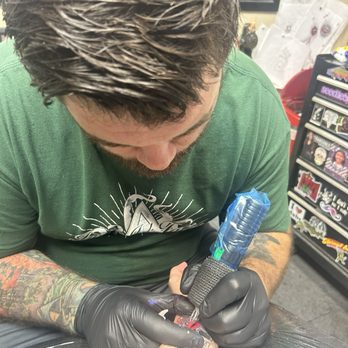 Irvine Ink Tattoo - Riggs doing his thing - Tattoo Near Me - Lake Forest, California Irvine Ink Tattoo - Riggs doing his thing - Tattoo Near Me - Lake Forest, California