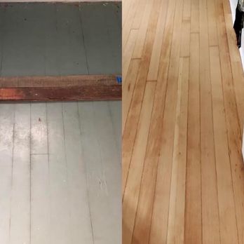 Bella's Flooring - Before and after of fir floors - Flooring Near Me - Seattle, Washington