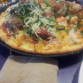 Moose's Tooth - Half Shrimp Half Meatball Parm, All Delicious! - Pizza Near Me - Anchorage, Alaska