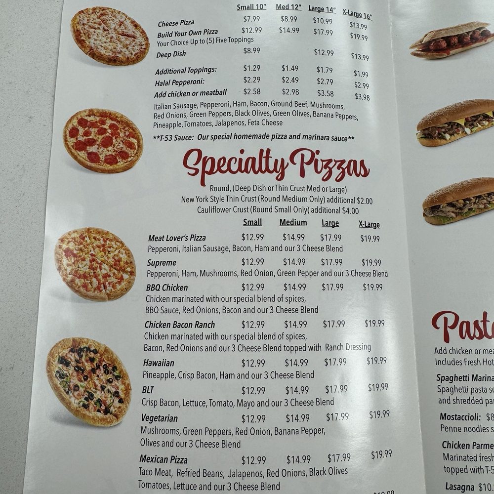 Table 53 Pizzeria - The menu - Pizza Near Me - Warren, Michigan Table 53 Pizzeria - The menu - Pizza Near Me - Warren, Michigan