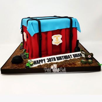 Petit Cali - Cupcakes, Cakes & Confections - I sent a picture and she absolutely nailed it! It's the perfect supply box from PUBG. - Custom Cakes Near Me Petit Cali - Cupcakes, Cakes & Confections - I sent a picture and she absolutely nailed it! It's the perfect supply box from PUBG. - Custom Cakes Near Me