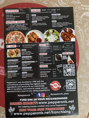 Menu photo 2 Pepperoni's - Firethorne Katy, TX Menu photo 2 Pepperoni's - Firethorne Katy, TX