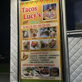Tacos Lucy's - Menu - Mexican Near Me - Santa Ana, California Tacos Lucy's - Menu - Mexican Near Me - Santa Ana, California