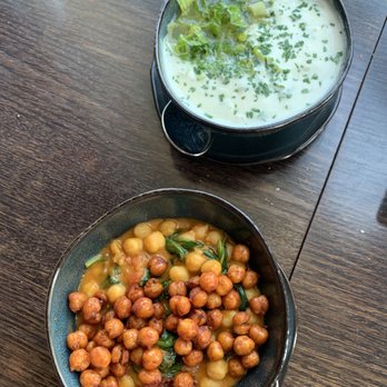Amada - Garbanzos con espinacas and cahldo galliero - Tapas Bars Near Me - Atlantic City, New Jersey