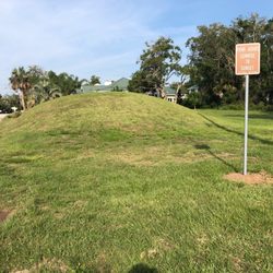 Ormond Indian Burial Mound - The mound