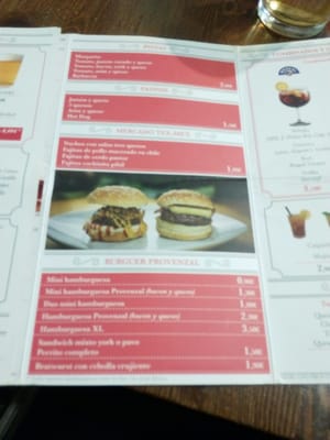 Menu photo 3 Mercado Provenzal Madrid, M Menu photo 3 Mercado Provenzal Madrid, M