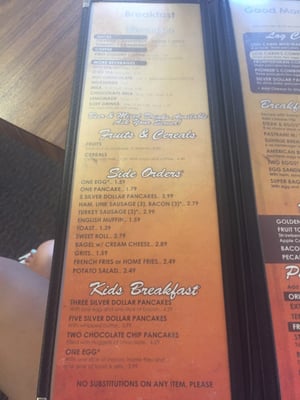 Menu photo 2 Log Cabin Pancake House Virginia Beach, VA Menu photo 2 Log Cabin Pancake House Virginia Beach, VA