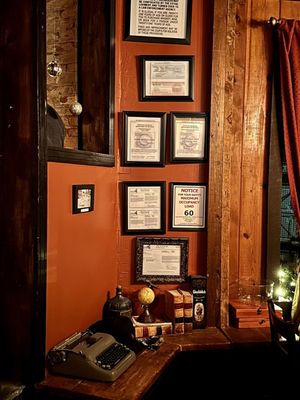 The Bookcase and Barber by null