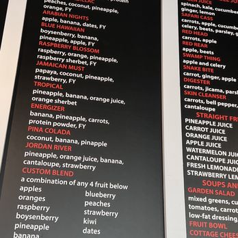 Dr Juice - Menu - Health Markets Near Me - La Jolla, California Dr Juice - Menu - Health Markets Near Me - La Jolla, California