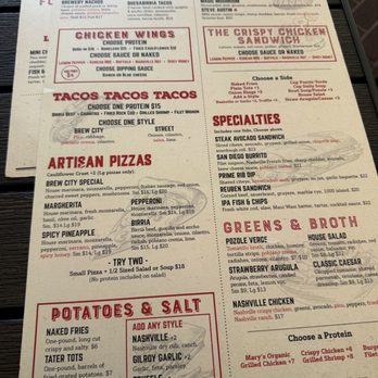 Brew City Grill - Menu - Burgers Near Me - Campbell, California