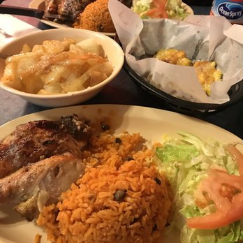Papa's Cache Sabroso - Arroz con Gandules, Tostones, y Yuca. Only thing missing was the platanos maduros which were just as incredible. - Latin American Near Me - Chicago, Illinois