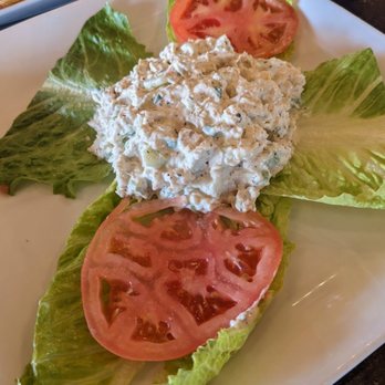 J's Corner Restaurant & Bar - Chicken salad on romaine with tomato slices - Burgers Near Me - Columbia, South Carolina