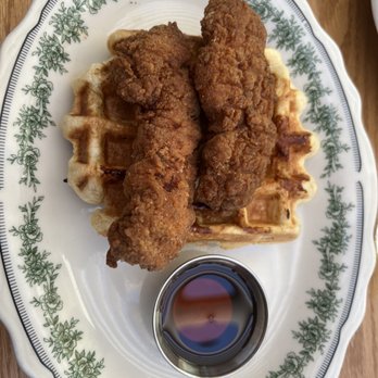 Haberdish - Chicken Tender w/ Waffle - Southern Near Me - Charlotte, North Carolina Haberdish - Chicken Tender w/ Waffle - Southern Near Me - Charlotte, North Carolina