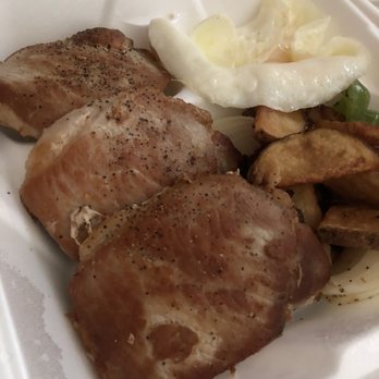 Far East Restaurant - Pork chop, over easy eggs for hubby - Chinese Near Me - Stockton, California
