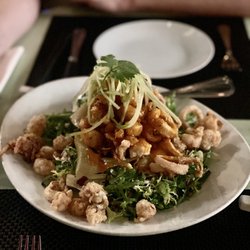 Chinois On Main - Sizzling Calamari And Rock Shrimp Salad
