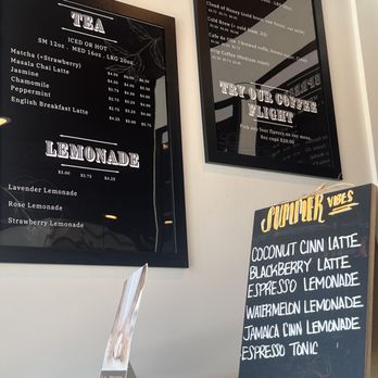 Jesse's Grind Coffee Bar - Menu as of 7/2023 - Coffee & Tea Near Me - Winnetka, California