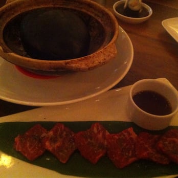 Uchi Dallas - Hot Rock (Wagyu Beef, Ponzu, $16) - Japanese Near Me - Dallas, Texas
