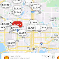 Shell Gas Station - Runs scam with Fuel Rewards.
I have loads of pictures. Pay attention to the TIME STAMPS and the CHANGES IN PRICE.