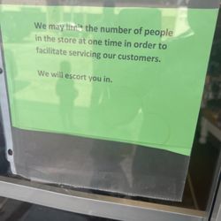 Martinelli's Childrens Wear - The sign on the door