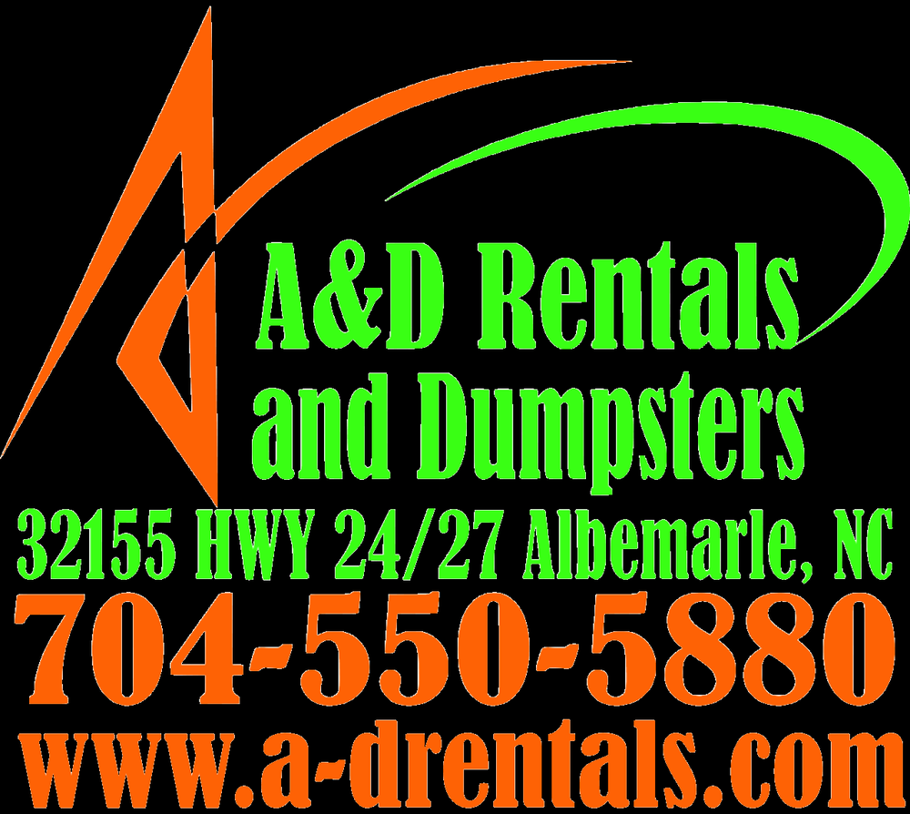 A&D RENTALS AND DUMPSTERS Updated September 2024 250 NC Hwy 24 27