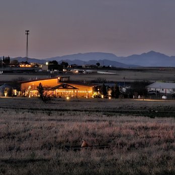 Rancho Sonoita Vacation Rental - Copper Brothel Brewery...view from Hay Loft patio - Vacation Rentals Near Me - Elgin, Arizona
