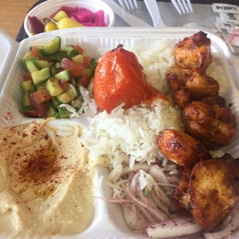 Zankou Chicken - Chicken Kebab plate - Mediterranean Near Me - Anaheim, California