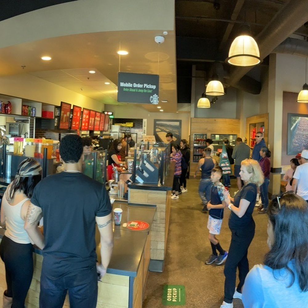 Starbucks - a large group of people in a coffee shop - Coffee & Tea Near Me - Arvin, California Starbucks - a large group of people in a coffee shop - Coffee & Tea Near Me - Arvin, California