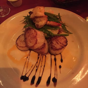 CAV Restaurant - Scallops and shrimp over risotto - New American Near Me - Providence, Rhode Island CAV Restaurant - Scallops and shrimp over risotto - New American Near Me - Providence, Rhode Island