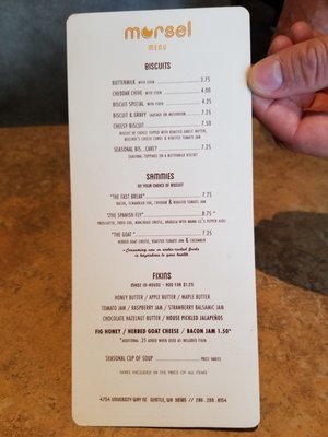 Menu photo 7 Morsel Seattle, WA Menu photo 7 Morsel Seattle, WA