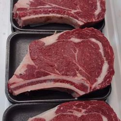 Buckhorn Marketplace - We cut bone-in beef such as t bones and bone in ribeyes as well as bone in pork such as pork chops and boston butts.