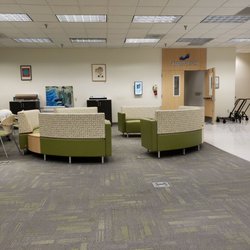 Working remote from the new coworking area at the library! #PublicResources