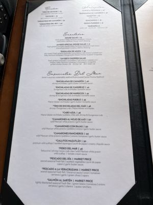 Menu photo 5 Javier's Irvine, CA Menu photo 5 Javier's Irvine, CA