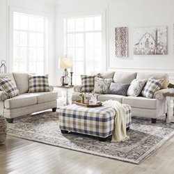 Cole's Furniture - Ashley sofa and loveseat in stock