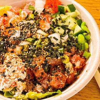 Poke Dondon - Spicy salmon and hawaiian tuna salad bowl - Poke Near Me - Seattle, Washington