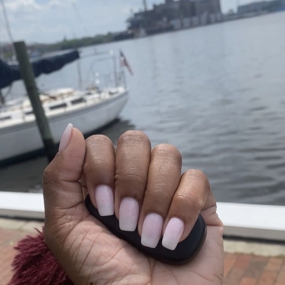 Pamper Me Nail Spa - Ombré dipping powder on natural nail - Nail Salons Near Me - Baltimore, Maryland Pamper Me Nail Spa - Ombré dipping powder on natural nail - Nail Salons Near Me - Baltimore, Maryland
