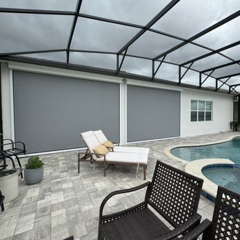 Blinds Of All Kinds - Our exterior screens are hurricane rated and can withstand wind/debris up to 156mph. They can also be used as solar screens year round. - Shades & Blinds Near Me - Rockledge, Florida Blinds Of All Kinds - Our exterior screens are hurricane rated and can withstand wind/debris up to 156mph. They can also be used as solar screens year round. - Shades & Blinds Near Me - Rockledge, Florida