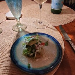 Abalone appetizer. Abalone appetizer.
