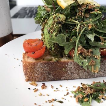 Rose Park Coffee Roasters - avocado toast, no egg. - Coffee & Tea Near Me - Long Beach, California