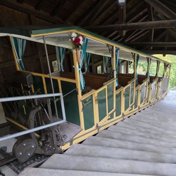 Giessbachfälle - The funicular car - Hotels & Travel Near Me